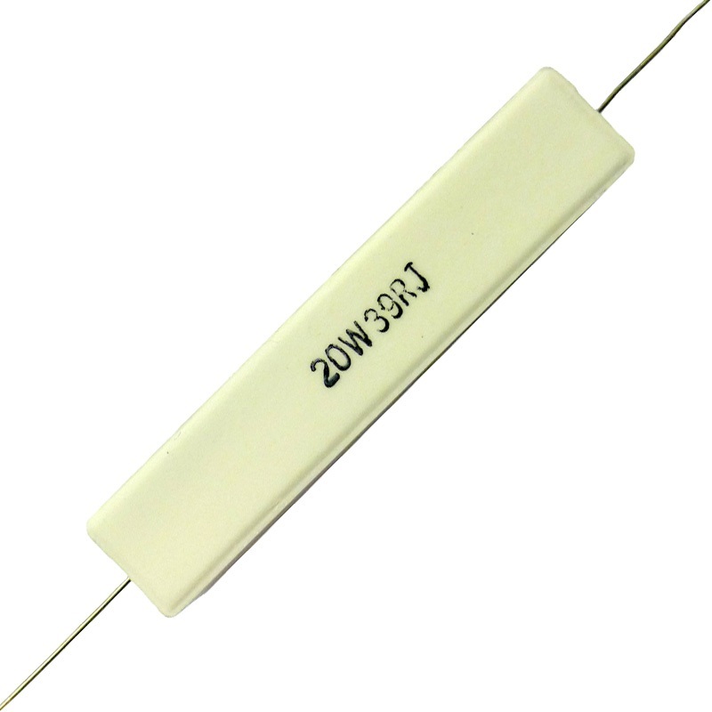 Cement Resistor SQP 20W 39 Ohm (axial)