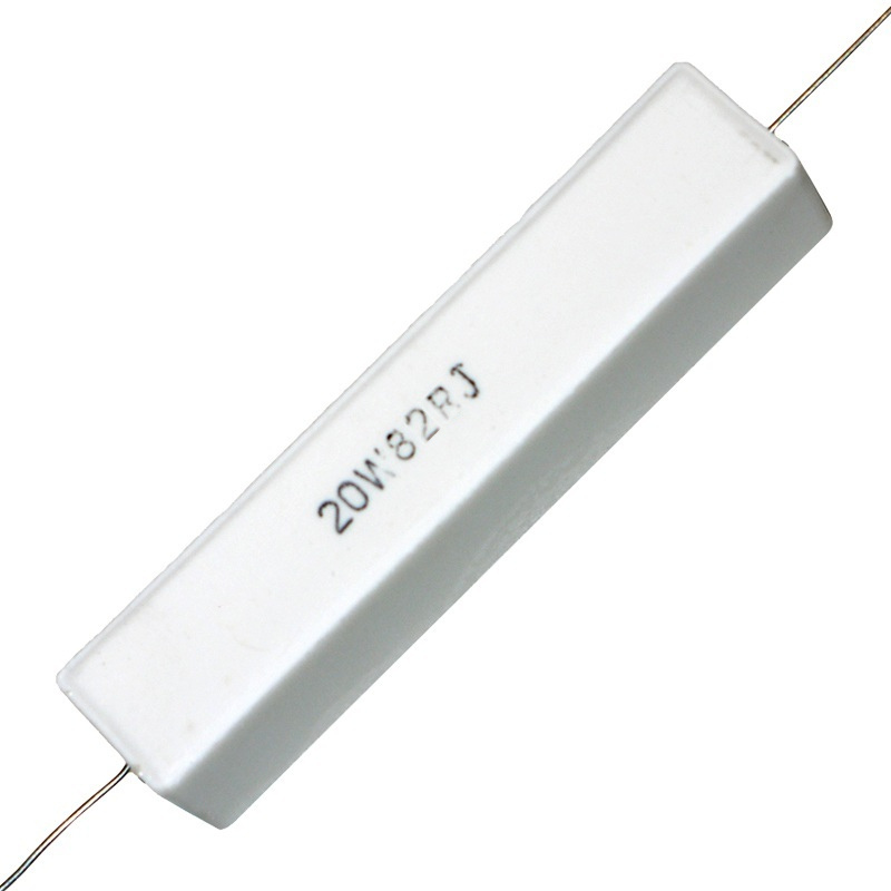 Cement Resistor SQP 20W 82 Ohm (axial)
