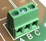 PCB Screw Terminal 3 pin 5mm pitch for Crossover PCB