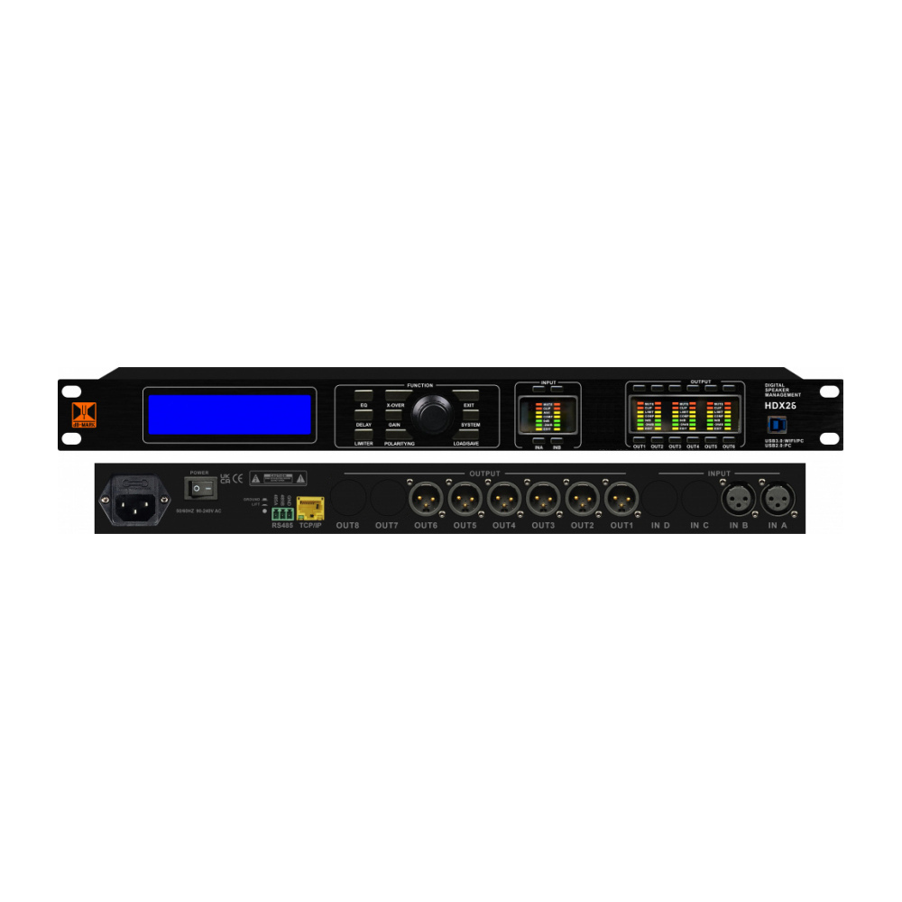 dB-Mark HDX26 - 2-in 6-out Digital Active Crossover