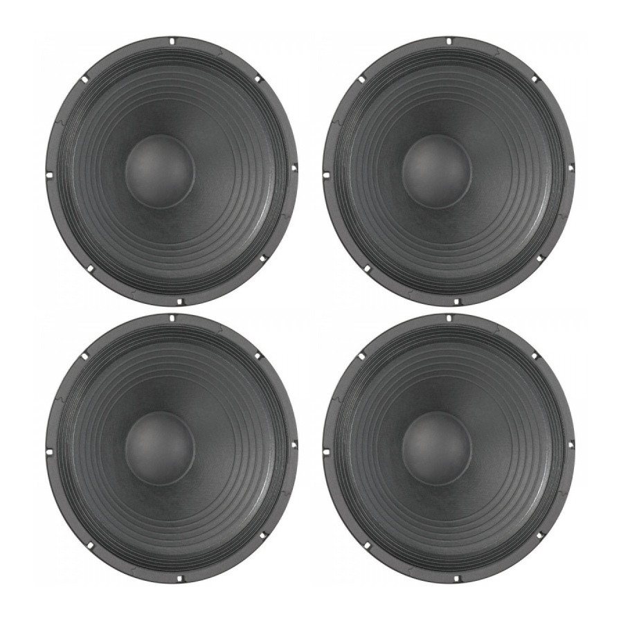 Eminence Delta 15 400W Loudspeaker Driver Four Pack