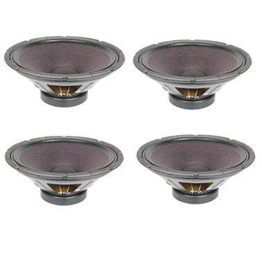 Value Pack of Four Eminence Delta 15LF 4 Ohm