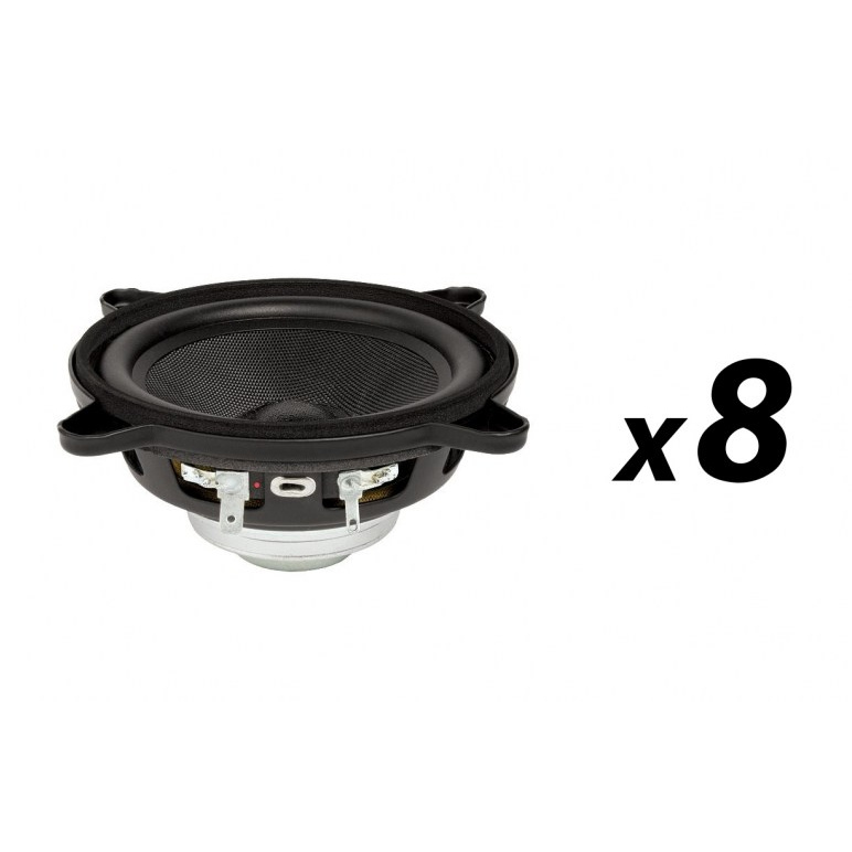 Carton of 8 x Faital Pro 4FE32 - 4 inch 30W 8 Ohm Loudspeaker