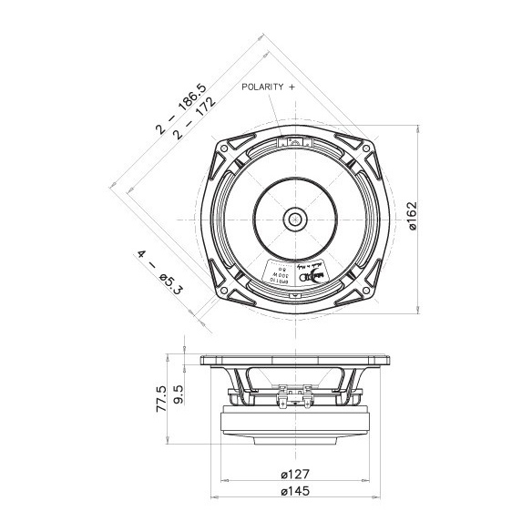 Faital Pro 6PR110 - 6 inch 150W 8 Ohm Loudspeaker