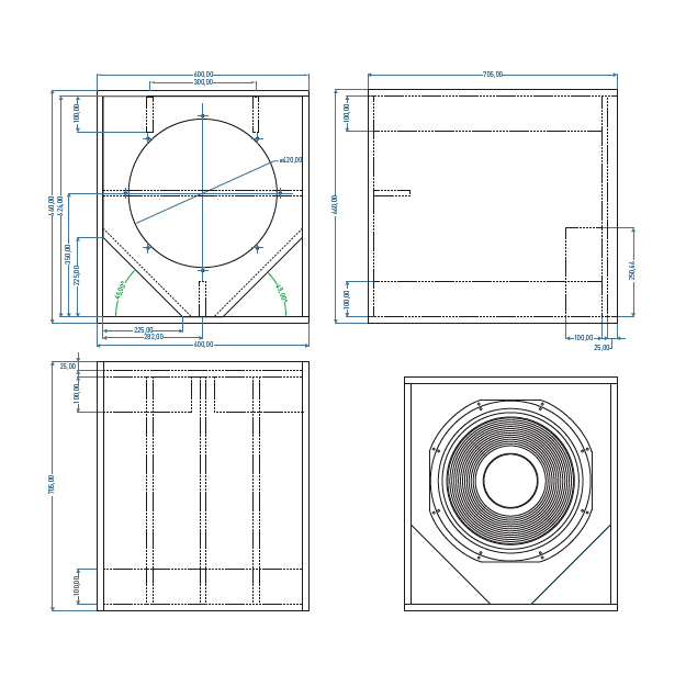 Fane EN11801 1x18 inch Subwoofer Speaker Cabinet Design Plan