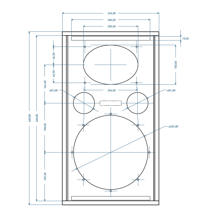 Fane EN1201 12 inch   1 inch Multi Purpose 2-way Full Range Speaker Design