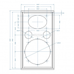 Fane EN1201 12 inch   1 inch Multi Purpose 2-way Full Range Speaker Design