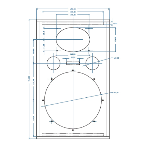 Fane EN1501 15 inch + 1 inch General Purpose 2-way Full Range Speaker Design