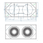 Fane EN21802 2x18 inch Subwoofer Speaker Cabinet Design Plan