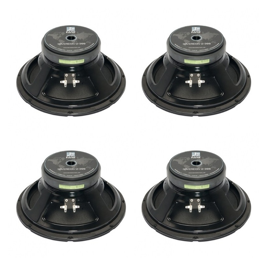 Fane Sovereign 12-300 12 inch 300W 8 Ohm Four Pack