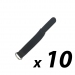 Click to see a larger image of 10 Pack of Velcro Cable Tie 10mm x 100 mm