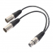 Click to see a larger image of JAM XLR Y-Split Cable - 1 Female XLR to 2 Male XLR (0.25m)
