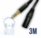 Click to see a larger image of JAM 3m XLR Male to Gold Plated 6.35mm Balanced TRS Jack