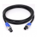 Click to see a larger image of 1M Speakon Lead - 2x2mm Speaker Cable with Neutrik NL2FX 