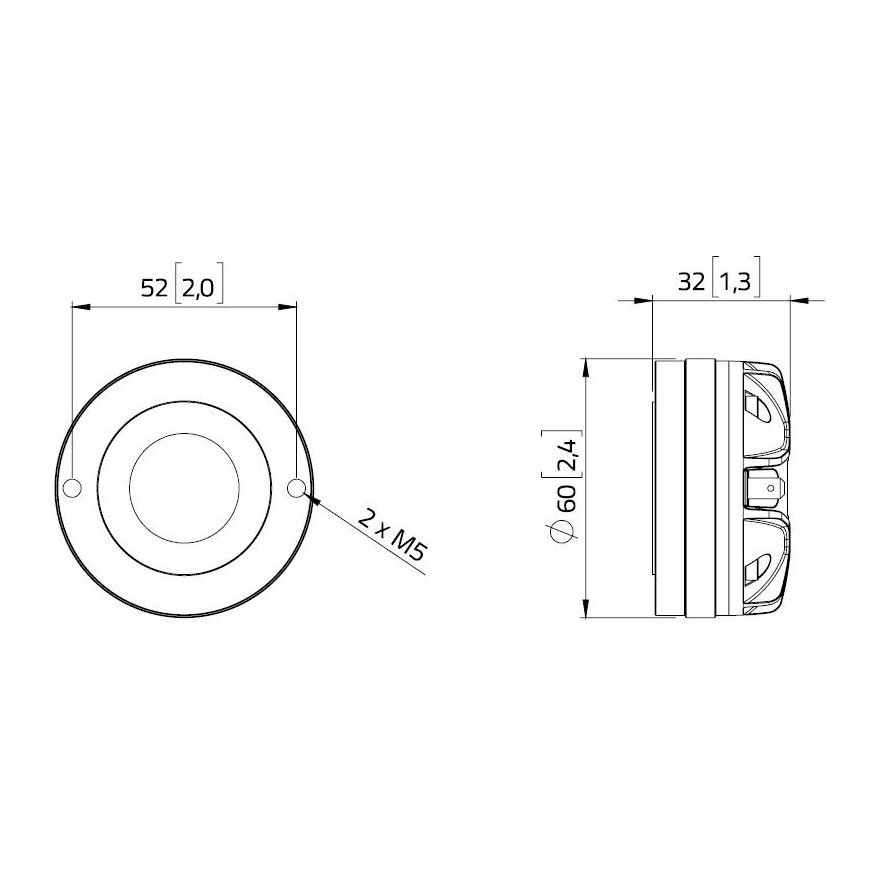 Lavoce DN10.142 - 25W 8 Ohm Compression Driver