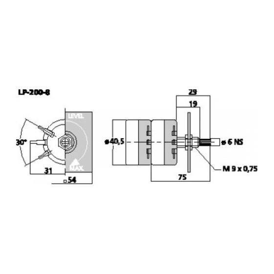 Monacor LP-200-8 15W 8 Ohm 2 Channel L-pad Speaker Attenuator