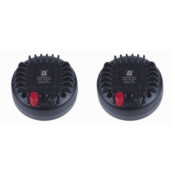 2 Pack of P-Audio BM2-D440S (BM-D440S) 1 inch Screw Thread Compression Driver 8 Ohm 50 Watt