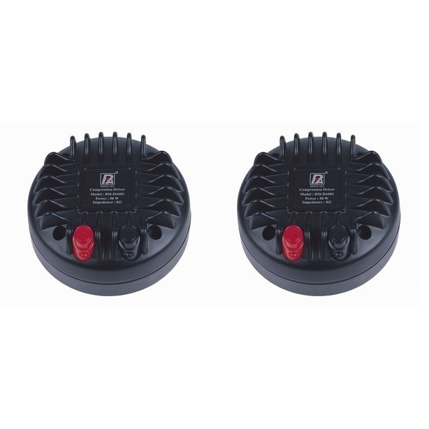 2 Pack of P-Audio BM2-D440S (BM-D440S) 1 inch Screw Thread Compression Driver 8 Ohm 50 Watt