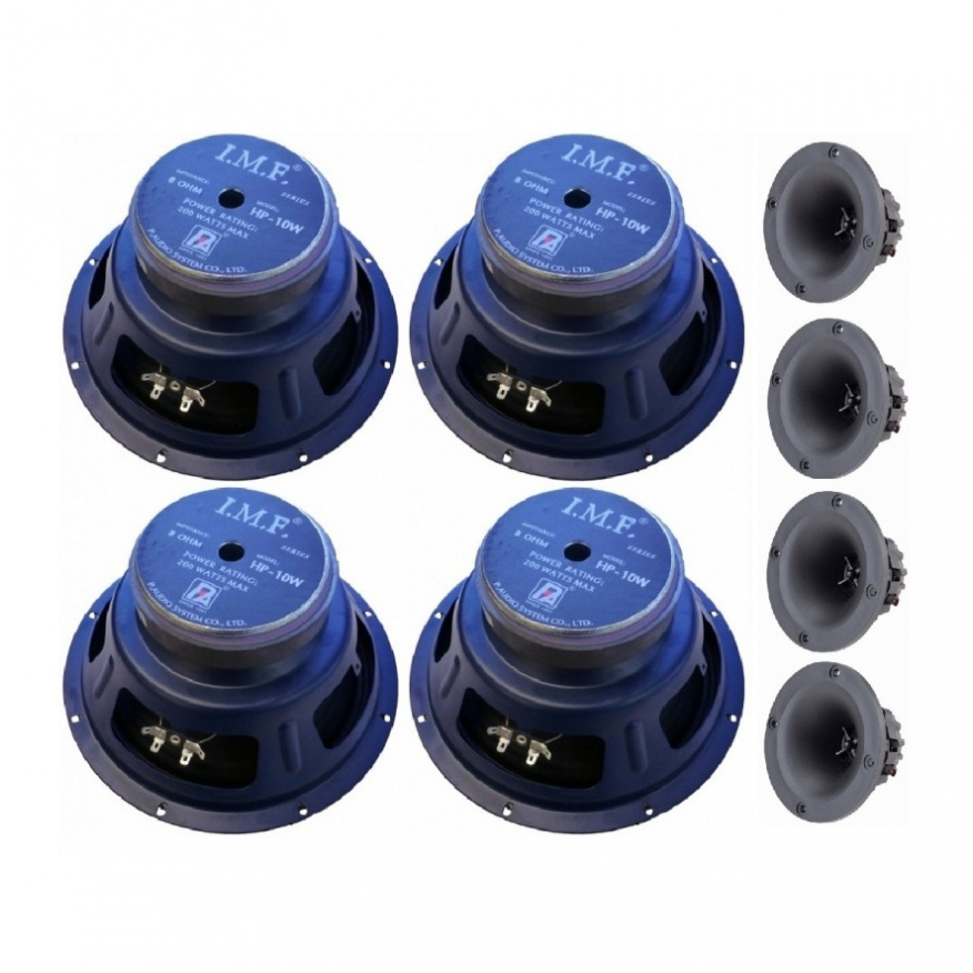 p audio speaker 10 inch