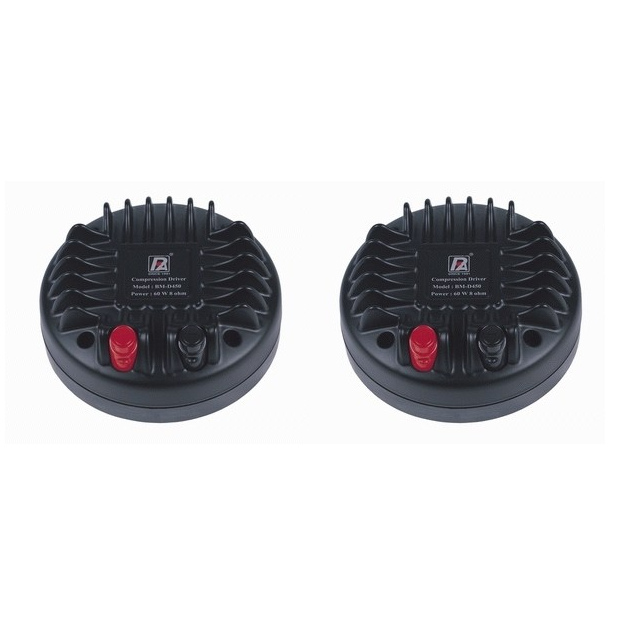 2 Pack of P-Audio BM2-D450 (BM-D450) 1 inch Compression Driver