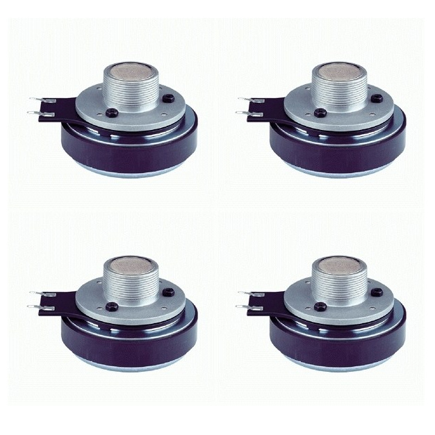 4 Pack of P-Audio PA-D25 1 inch 30W Compression Driver 8Ohm
