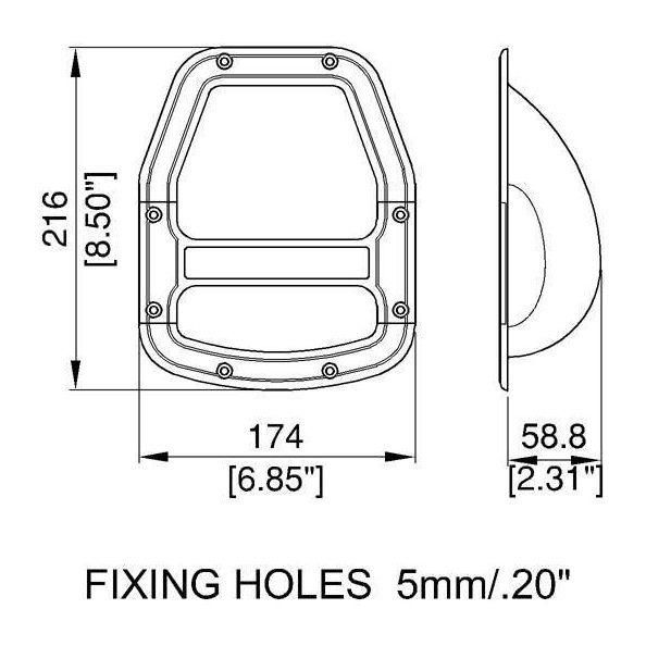 Tuff Cab Bar Handle, with Die-cast Handle and Plastic ABS Body