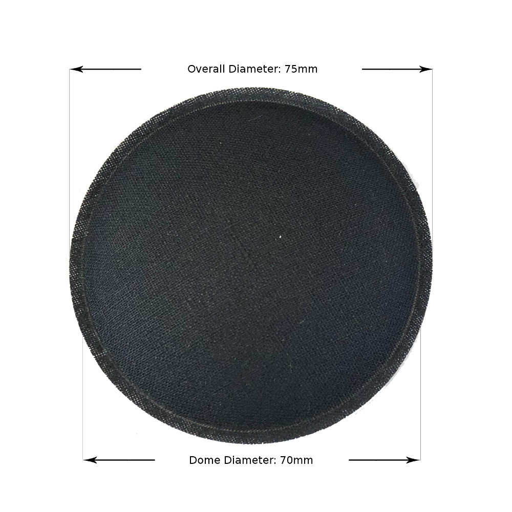 Sonitus Cloth (Gauze) Dust Dome/Cap 74mm - for co-ax speaker