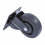 4 inch Swivel Castor/Caster - Black Wheel 100mm and Black Frame