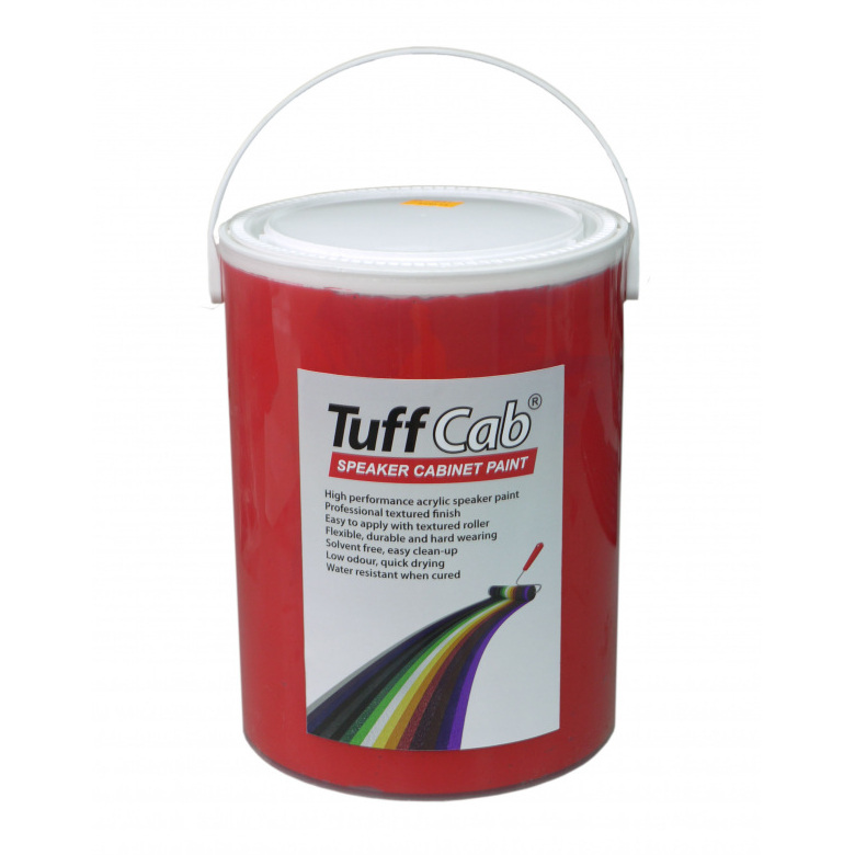 Tuff Cab Pro Speaker Cabinet Paint - RAL 3024 Luminous Red 5Kg