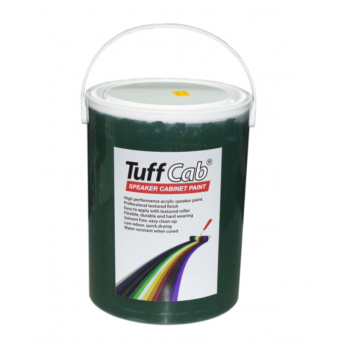 Tuff Cab Speaker Cabinet Paint - Black Green 2.5Kg