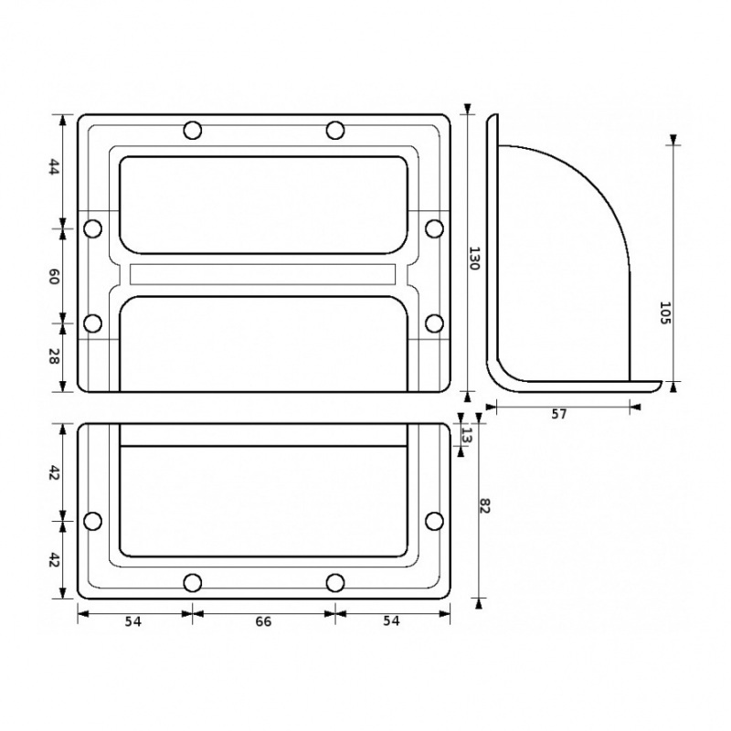 Tuff Cab Edge Mount Bar Handle