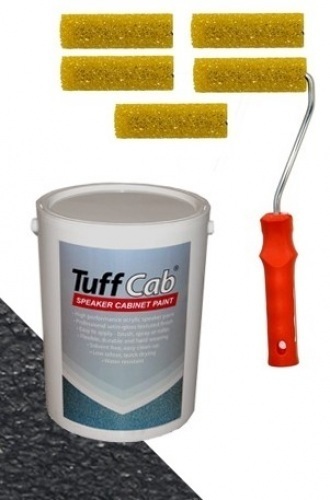 Tuff Cab Speaker Refurb Kit 2 5kg Paint 5 Textured Rollers
