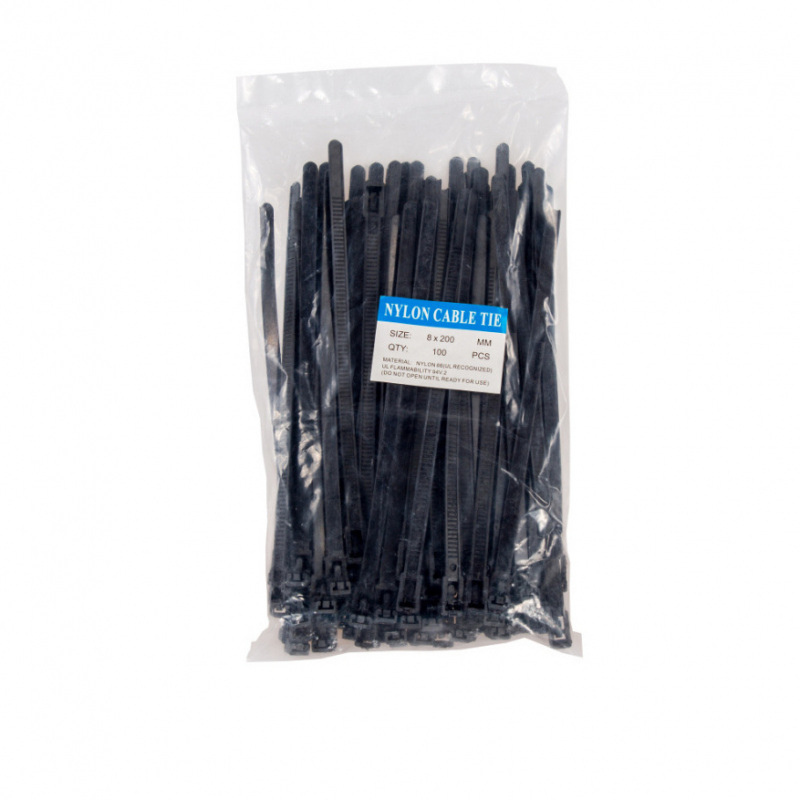 Releasable Cable Ties 7.5mm x 200mm (100pk)