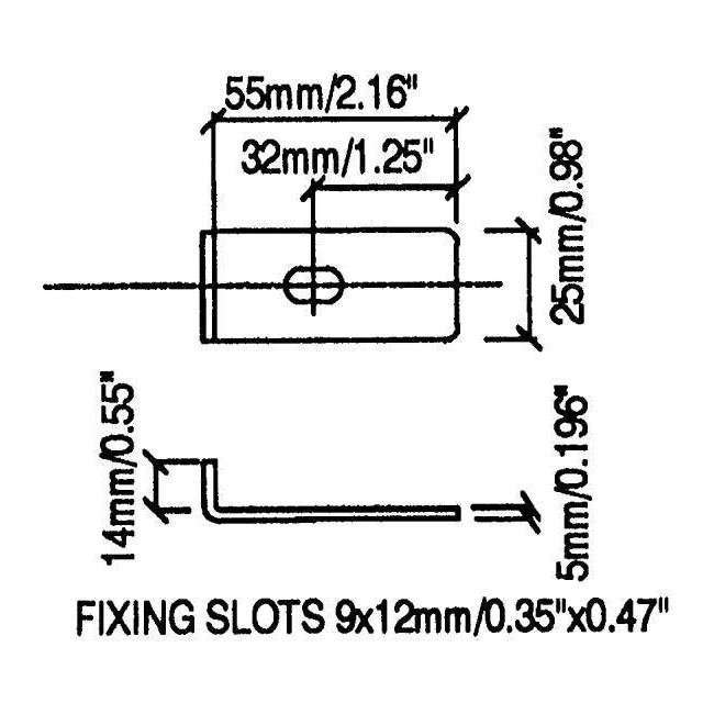 Tuff Cab Heavy Duty Speaker Clamp - Long