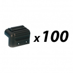 Pack of 100 Plastic case/speaker/cabinet stacking corner - small