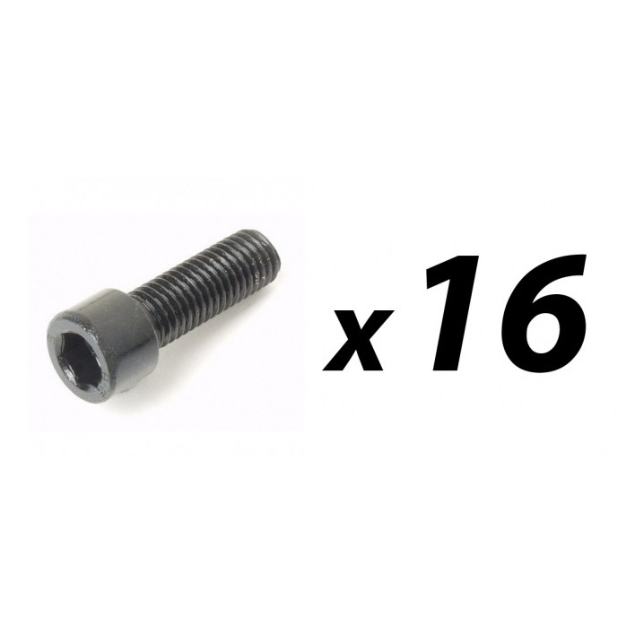 Pack of 16 M8 x 50mm Allen/Hex key bolt for speakers