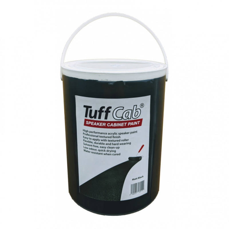Tuff Cab Pro Speaker Paint - Satin-Matt Black 5Kg