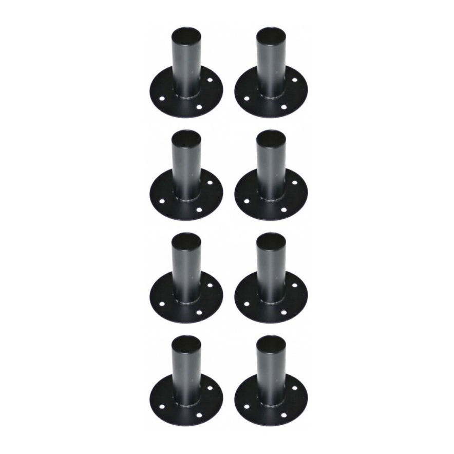 Pack of 8 Tuff Cab Top Hat 35mm Speaker Pole Mounts