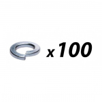 100 Pack of Tuff Cab M4 Single Coil Square Section Spring Washer
