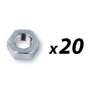 Pack of 20 Tuff Cab M6 Hex Full Nut