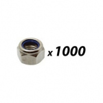 Pack of 1000 Tuff Cab M6 Nylon Insert Self Locking Nut