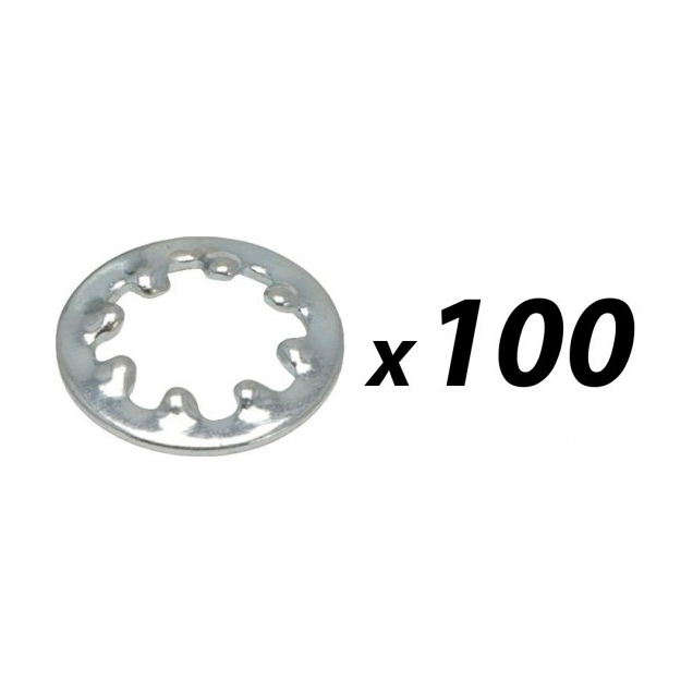 Pack of 100 Tuff Cab M6 Internal Shake Proof Washer