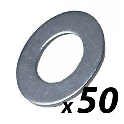 Pack of 50 Tuff Cab M8 Washer Zinc Plated