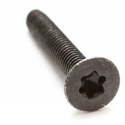 Countersunk Torx Head Machine Screw M4 X 30mm (Black) 